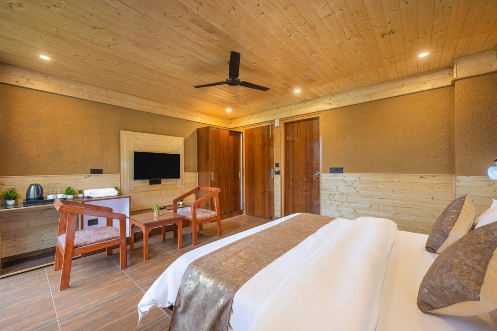 The Countryside Retreat I Vacations I Conference I Mice I Family Events I Open Air Terrace I Sky Bonfire I Kufri By Exotic Stays Shimla Ngoại thất bức ảnh